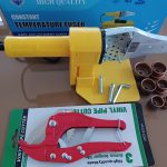 جوش لوله پلیمری با قیچی لوله بر ( اتو لوله )  مجموعه 8 عددی