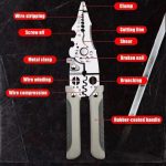 انبر سیم لخت کن مدل پریمیوم سایز ۸ اینچ - تصویر 7