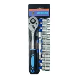 آچار و سری بکس نیو تولز مدل 12pcs درایو 1/2 بسته 12 عددی مدل ریلی